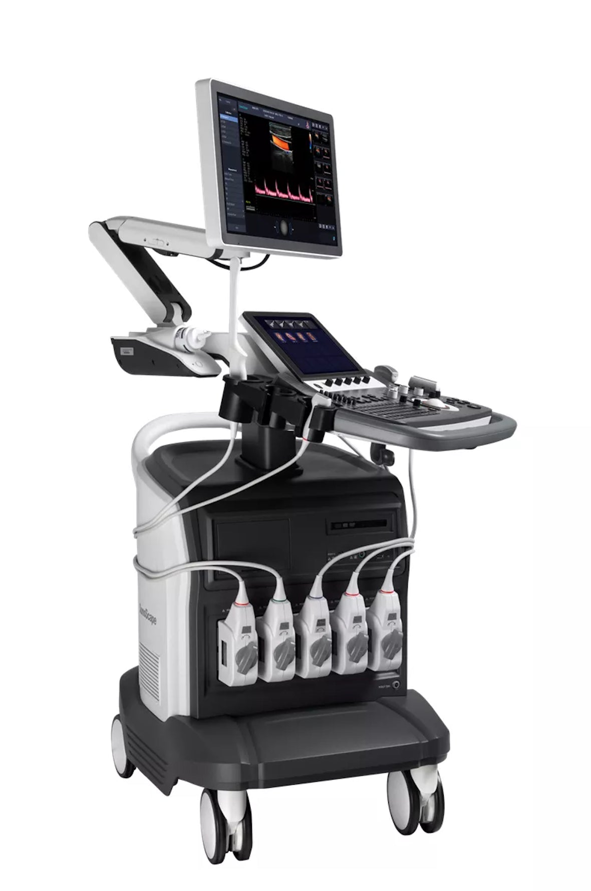 S50 Wireless Wi-Fi Connection Ultrasound Machine Sonoscape S50 S-Live Trolly Color Doppler with Single Crystal Probes - Pet medical equipment