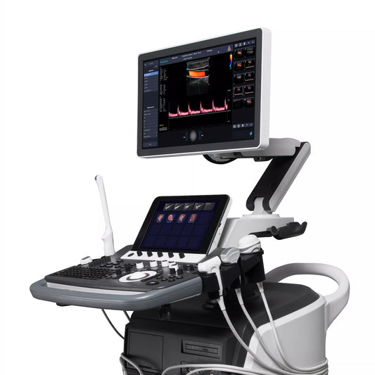 S50 Wireless Wi-Fi Connection Ultrasound Machine Sonoscape S50 S-Live Trolly Color Doppler with Single Crystal Probes - Pet medical equipment