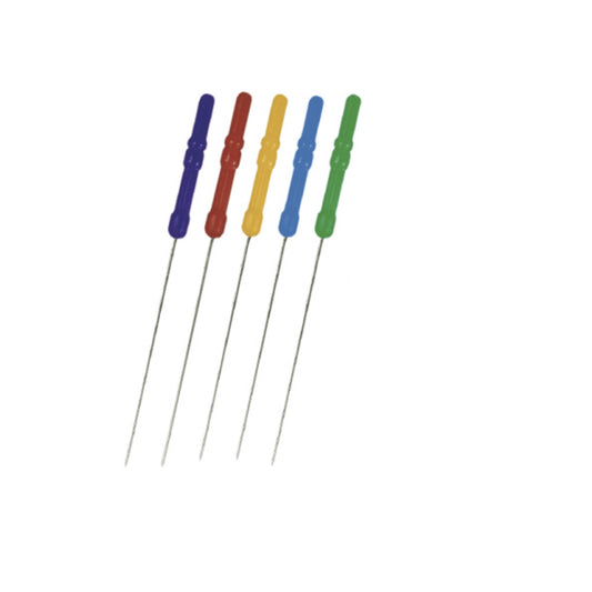 Sterile Acupuncture Needles With Colourful Plastic Handle - Pet medical equipment