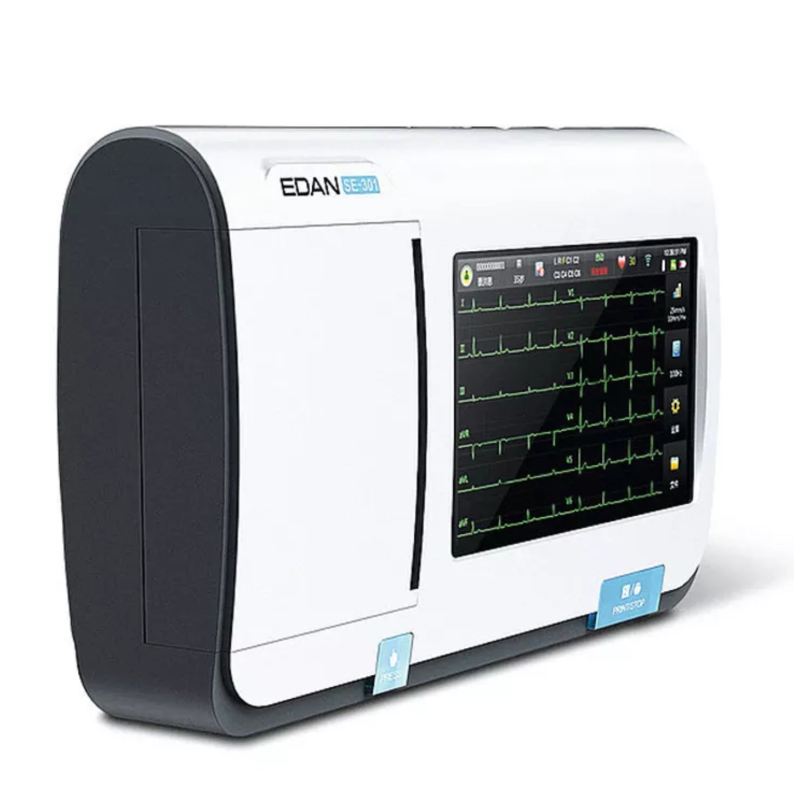 Touch Screen EDAN ECG SE-301 SE-301 B Electrocardiograph 3 Channel ECG - Pet medical equipment