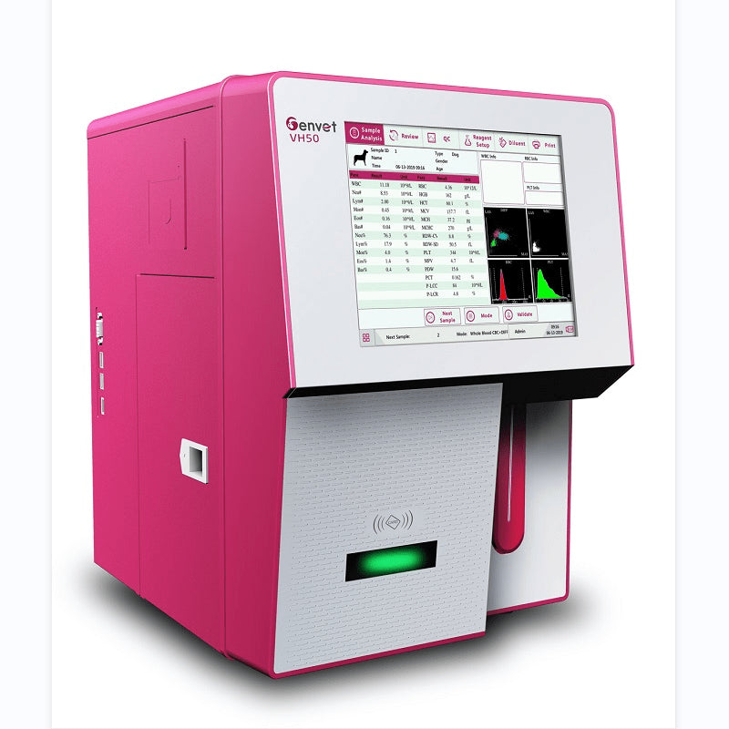 VH50-5-part Veterinary Hematology Analyzer - Pet medical equipment